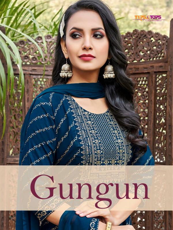 Tips And Tops Gungun Fancy rayon designer Collection